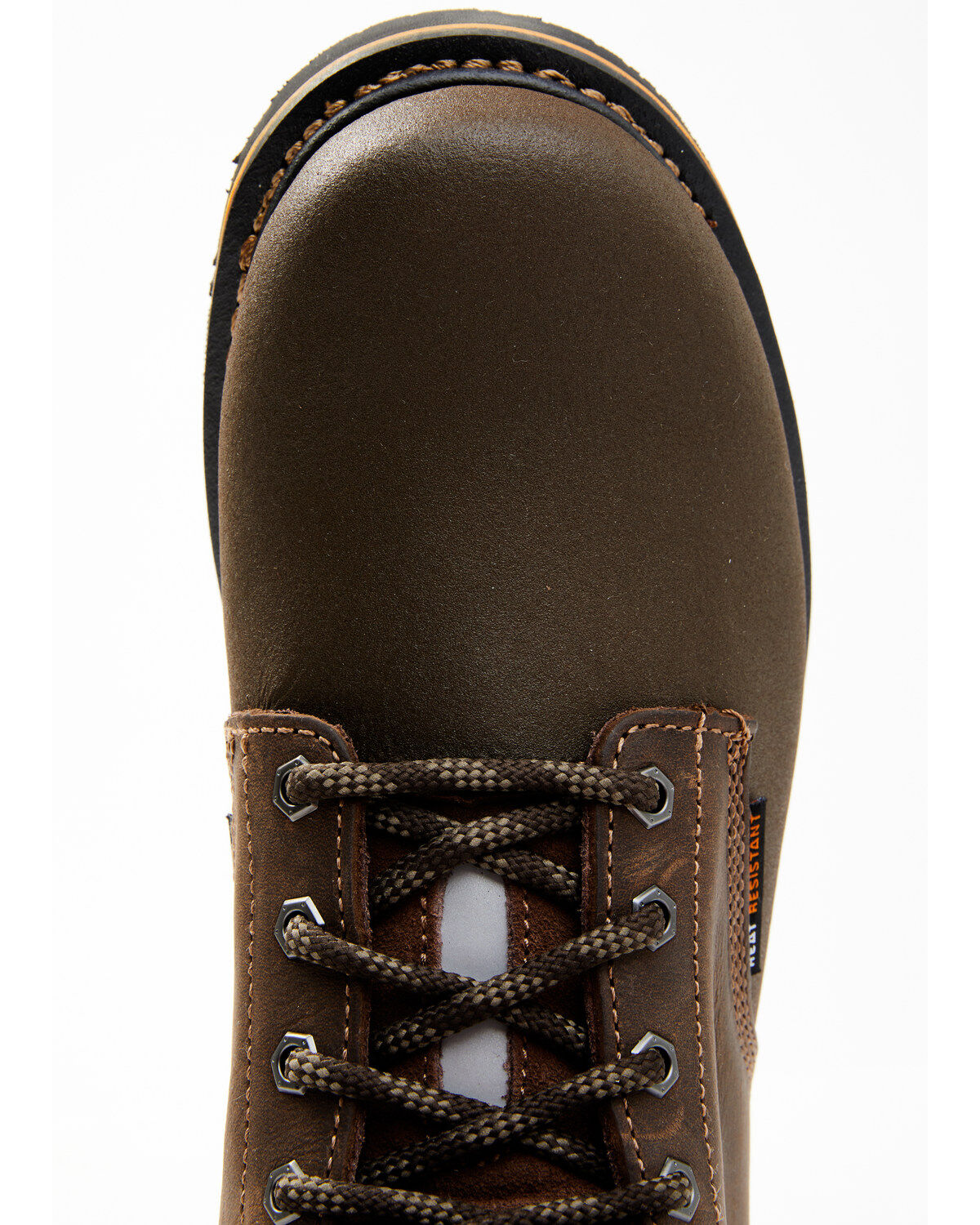 Image #6 - Georgia Boot Men's AMP Light Wedge WP 6" Lace-Up Work Boots - Soft Toe, Brown, hi-res