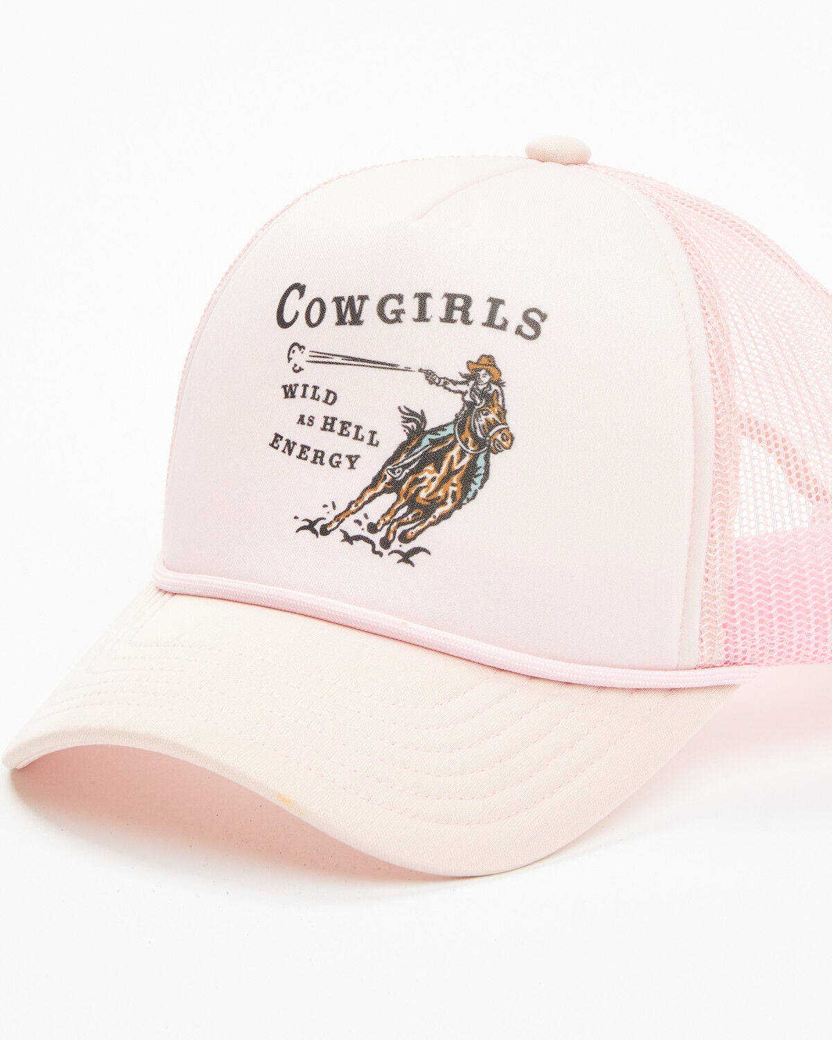 Shyanne Women's Cowgirls Wild As Hell Energy Ball Cap, Blush, hi-res