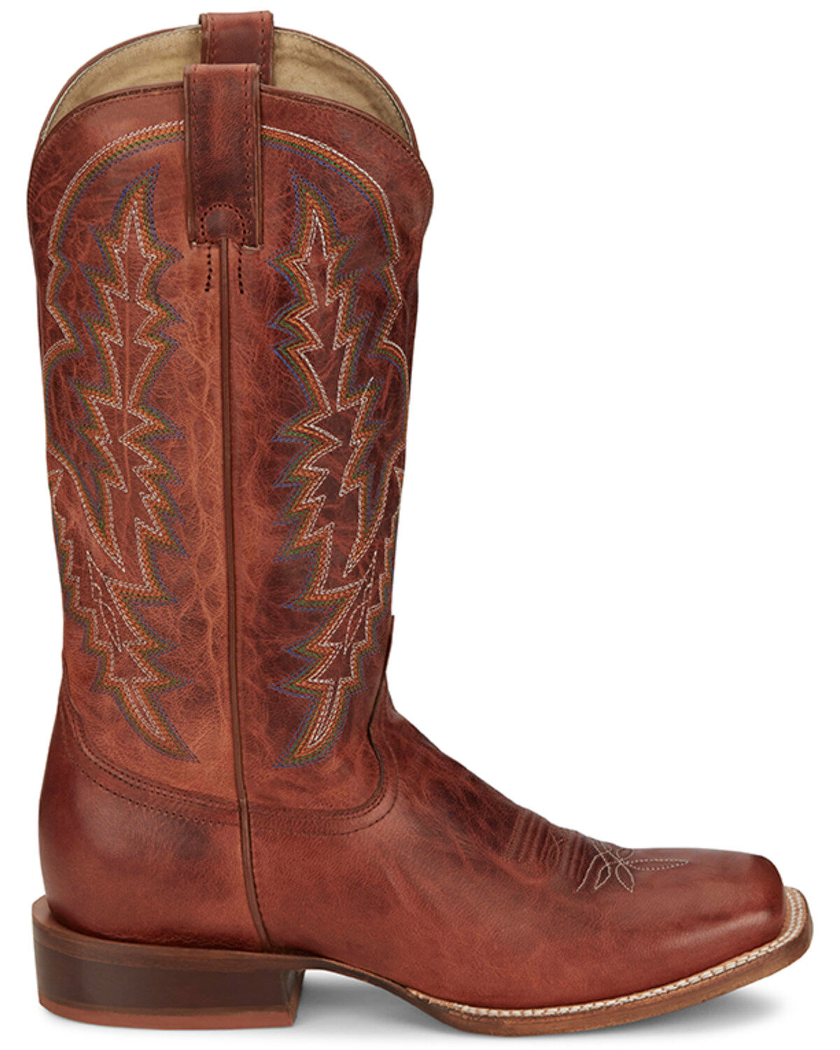 Image #2 - Tony Lama Men's Camarillo Western Boots - Square Toe, Cognac, hi-res