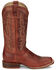 Image #2 - Tony Lama Men's Camarillo Western Boots - Square Toe, Cognac, hi-res
