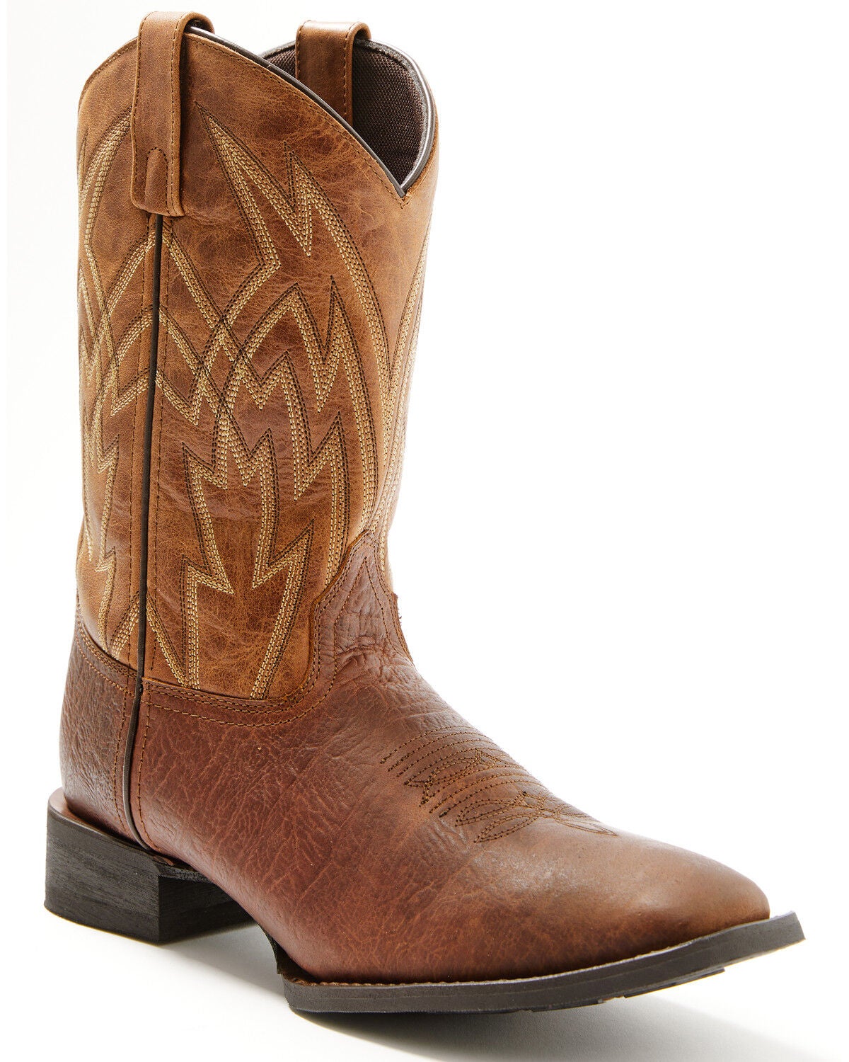 Laredo Men's Latham Western Boots - Square Toe, Tan, hi-res