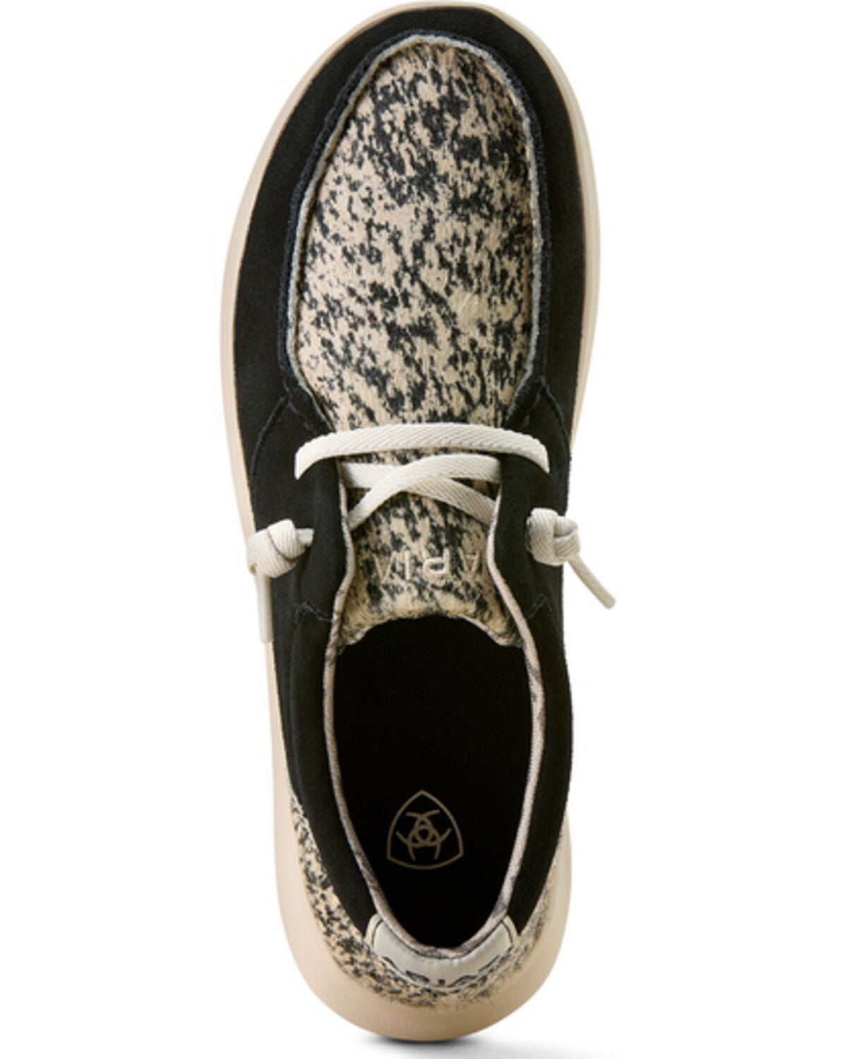 Image #4 - Ariat Women's Hilo Hairon Casual Shoes - Moc Toe, Black, hi-res