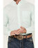Image #3 - Ariat Men's Solid Slub Classic Fit Long Sleeve Button-Down Western Shirt - Tall, Mint, hi-res