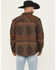Image #4 - Cody James Men's Rosewell Southwestern Print Fleece Lined Shirt Jacket, Dark Brown, hi-res