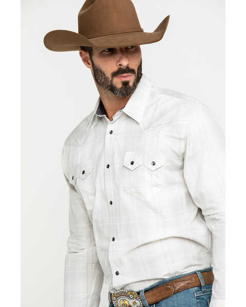 Image #5 - Cody James Men's Snowfall Large Plaid Long Sleeve Western Shirt , , hi-res