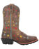 Image #2 - Dan Post Girls' Starlett Leather Boots - Square Toe, , hi-res