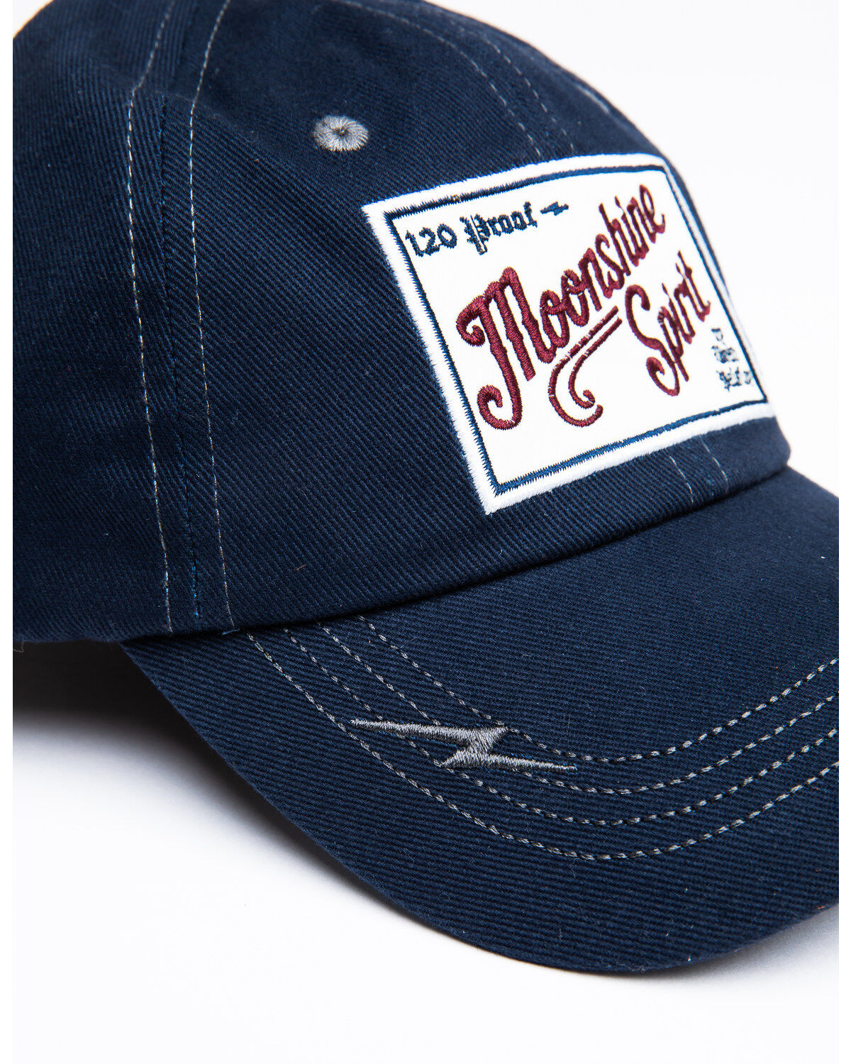Image #3 - Moonshine Spirit Men's Black Embroidered Patch Ball Cap , , hi-res