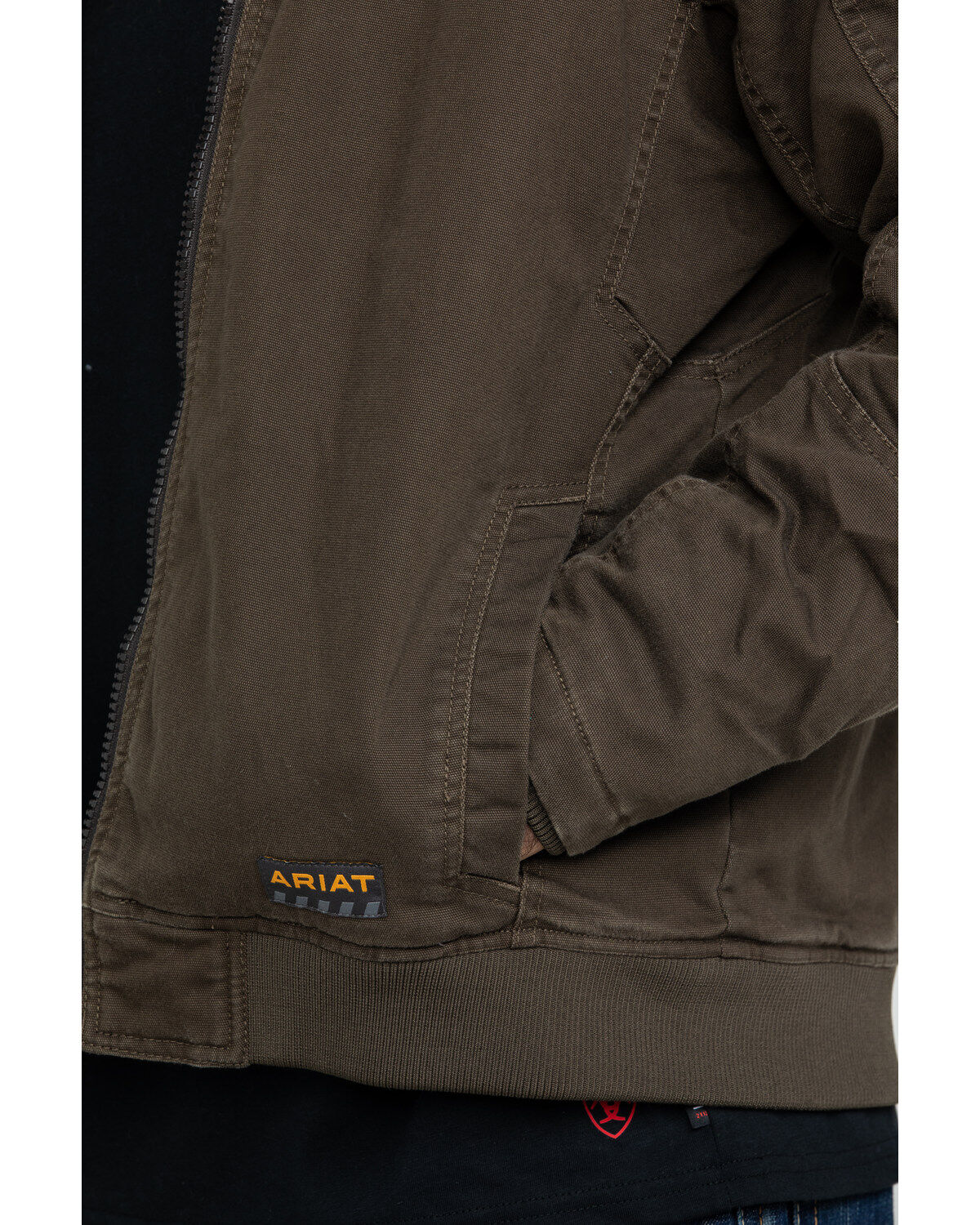 Image #4 - Ariat Men's Wren Rebar Washed Dura Canvas Insulated Work Coat - Big & Tall, , hi-res