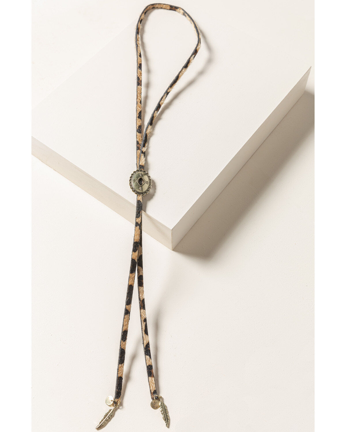 Image #1 - Shyanne Women's Leopard Bolo Necklace, Leopard, hi-res