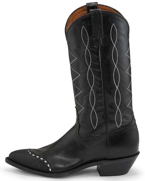 Image #2 - Tony Lama Women's Black Emilia Western Boots - Pointed Toe, , hi-res