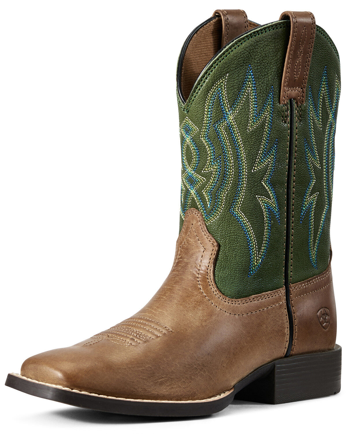 Image #1 - Ariat Boys' Pace Setter Western Boots - Wide Square Toe, , hi-res