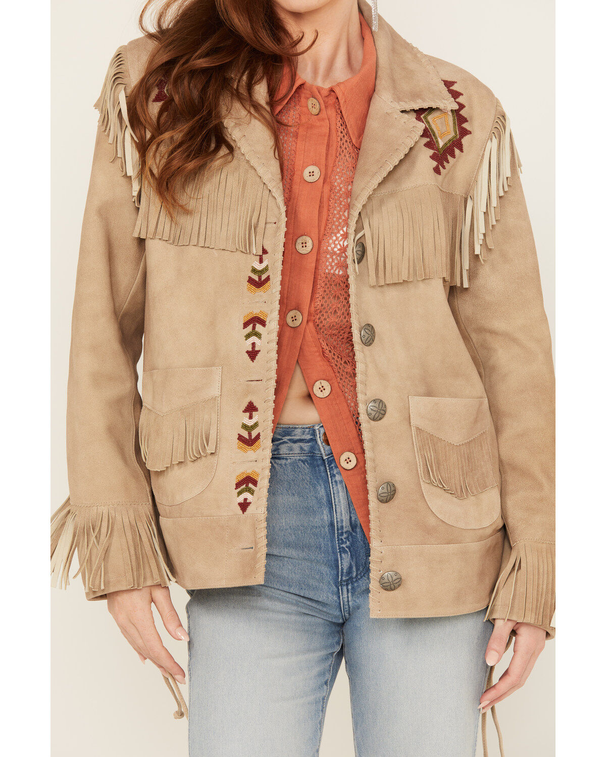 Image #3 - Double D Ranch Women's Ennis Fringe Jacket, , hi-res