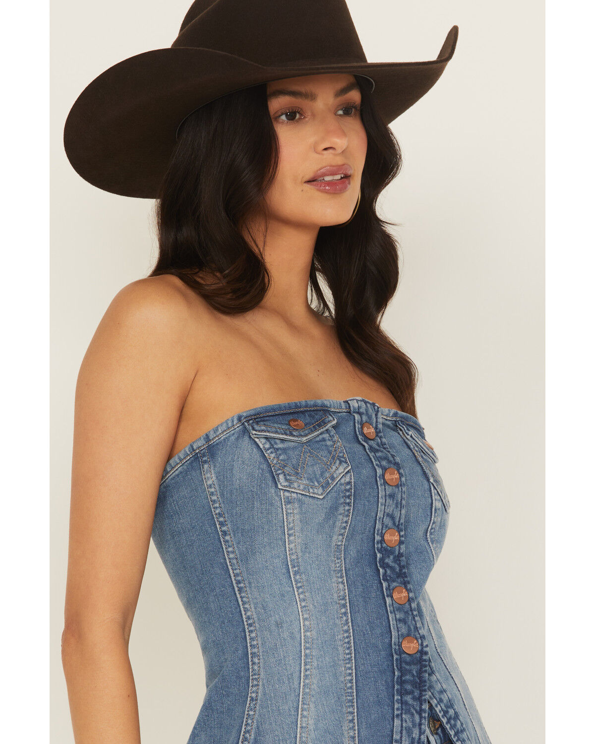 Product Name:  Wrangler Women's Denim Bustier