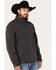 Image #2 - Ariat Men's Logo 2.0 Softshell Jacket, Dark Grey, hi-res