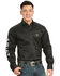Image #1 - Ariat Men's Long Sleeve Logo Long Sleeve Western Shirt, Black, hi-res