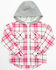 Image #1 - Shyanne Toddler Girls' Plaid Print Long Sleeve Flannel Shacket, Ivory, hi-res