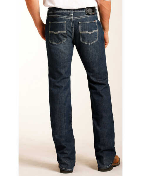 Rock & Roll Denim Men's Pistol Flame Resistant Jeans - Straight Leg, Blue, hi-res