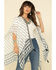 Image #1 - Shyanne Women's Paisley Print Border Shawl, White, hi-res