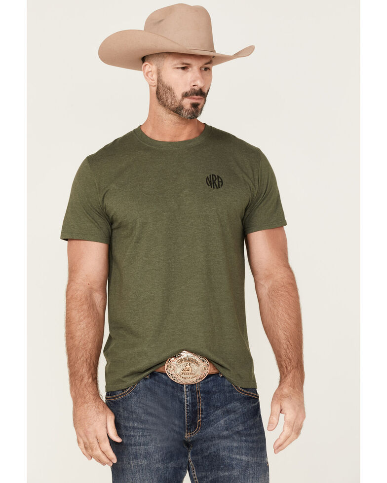 NRA Men's Faith Family Freedom Snake Graphic T-Shirt , Green, hi-res