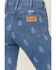 Image #4 - Wrangler Women's Medium Wash Paisley Print Westward High Rise Bootcut Jeans, Blue, hi-res