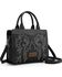 Image #2 - Wrangler Women's Jessie Embroidered Crossbody Tote, Black, hi-res
