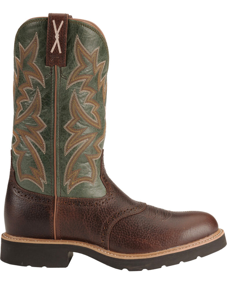 twisted x pull on work boots