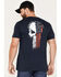 Howitzer Men's Alpha Patriot Graphic T-Shirt, Navy, hi-res