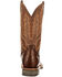 Lucchese Men's Rowdy Exotic Full-Quill Ostrich Western Boots - Square Toe, Chocolate, hi-res