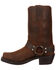 Image #6 - Durango Women's Harness Western Boots - Square Toe, Brown, hi-res