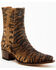Image #1 - Sendra Women's Tiger Print Western Booties - Snip Toe, , hi-res