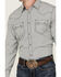 Image #3 - Cody James Men's Seeker Plaid Print Long Sleeve Snap Western Shirt, Light Blue, hi-res