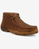 Image #1 - Twisted X Men's Distressed Chukka Driving Mocs, Saddle, hi-res