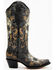 Image #2 - Corral Women's Floral Skull Embroidery & Studs Western Boots - Snip Toe, , hi-res