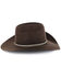 Image #4 - Cody James® Men's Ramrod 3X Low Cattleman Pro Rodeo Felt Hat, Chocolate, hi-res