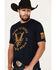 Brothers & Arms Men's Born To Serve Graphic T-Shirt, Navy, hi-res