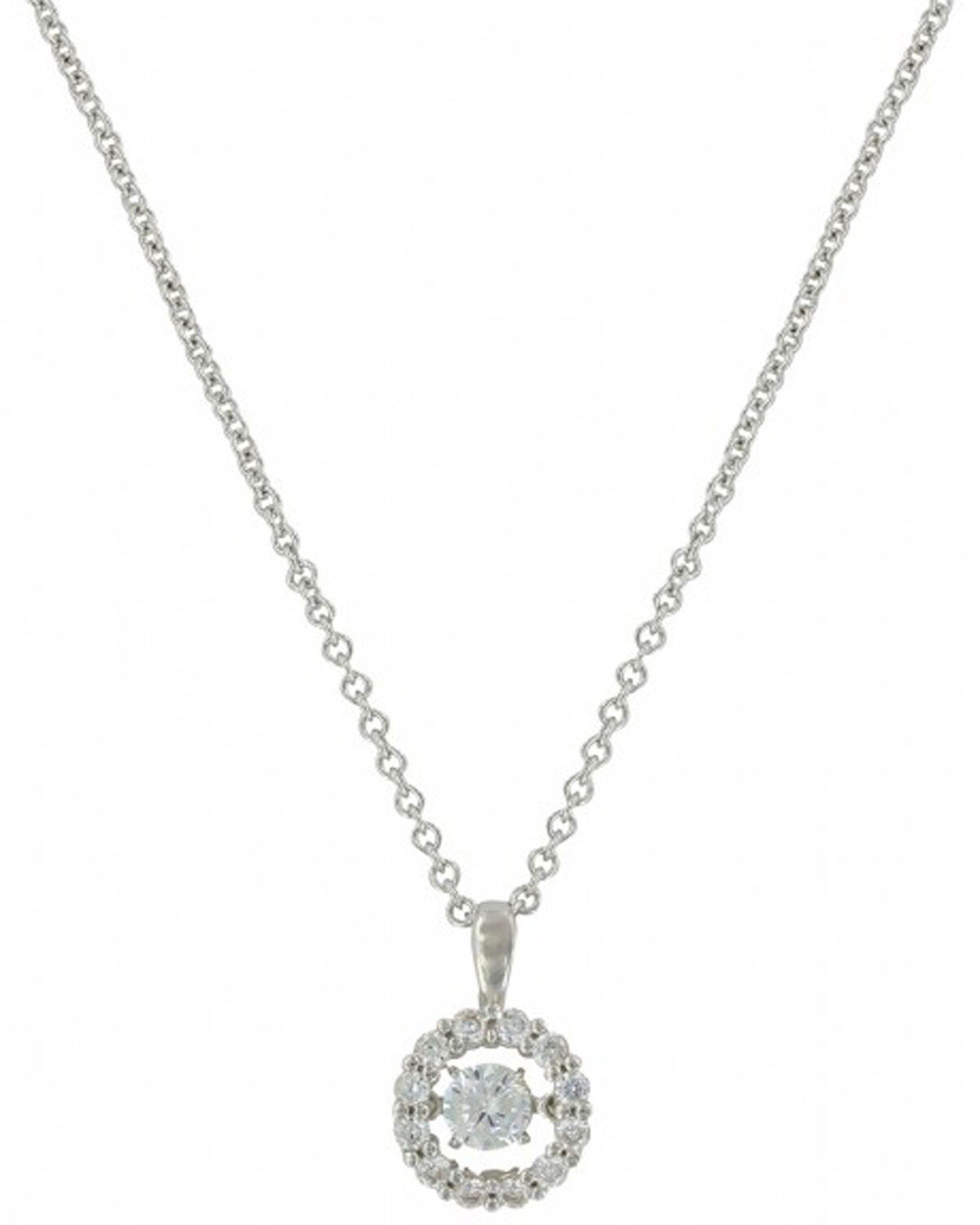 Image #1 - Montana Silversmiths Women's Dancing Circle Necklace, Silver, hi-res
