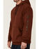 Hawx Men's Primo Logo Graphic Fleece Hooded Work Sweatshirt, Wine, hi-res