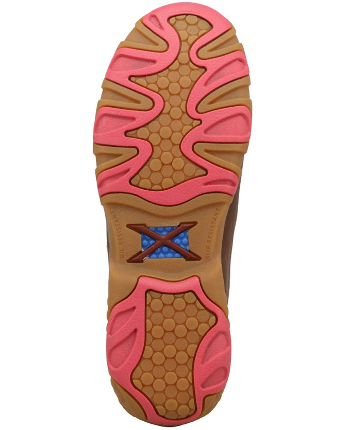 Image #7 - Twisted X Women's Tough Enough to Wear Pink Chukka Driving Mocs, Brown, hi-res