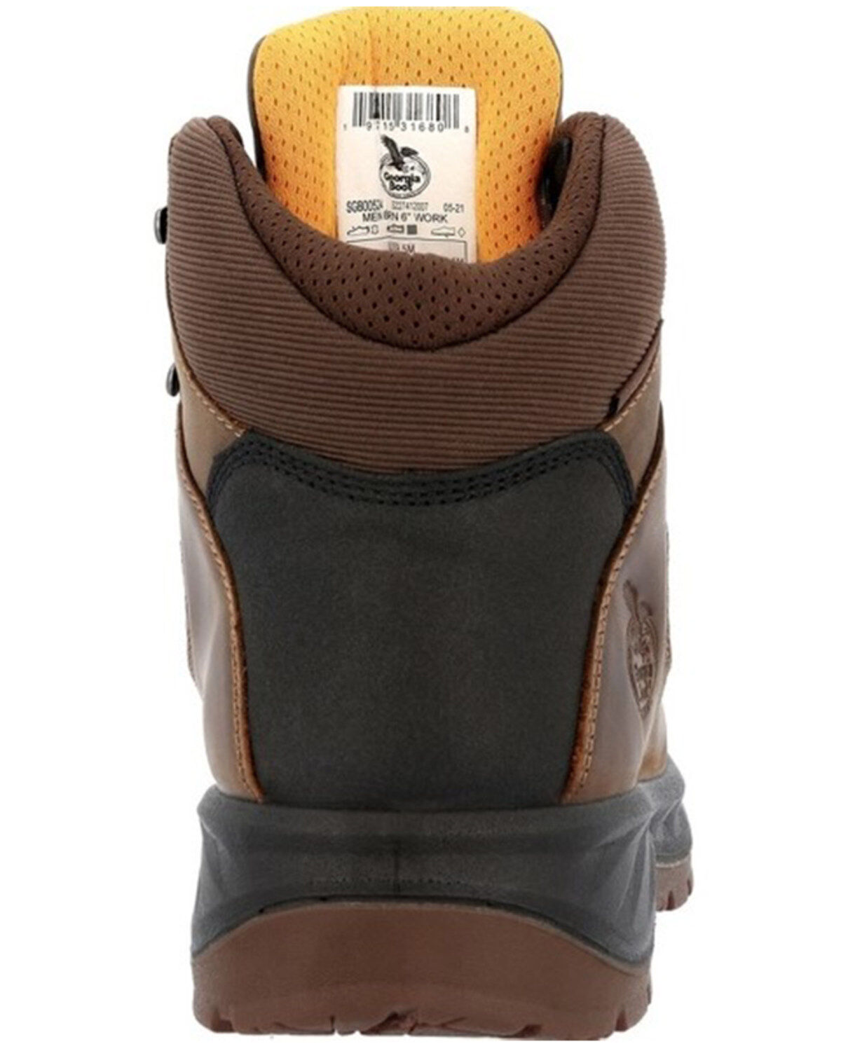Image #5 - Georgia Boot Men's OT Waterproof Lace-Up Hiking Work Boots - Soft Toe, Brown, hi-res