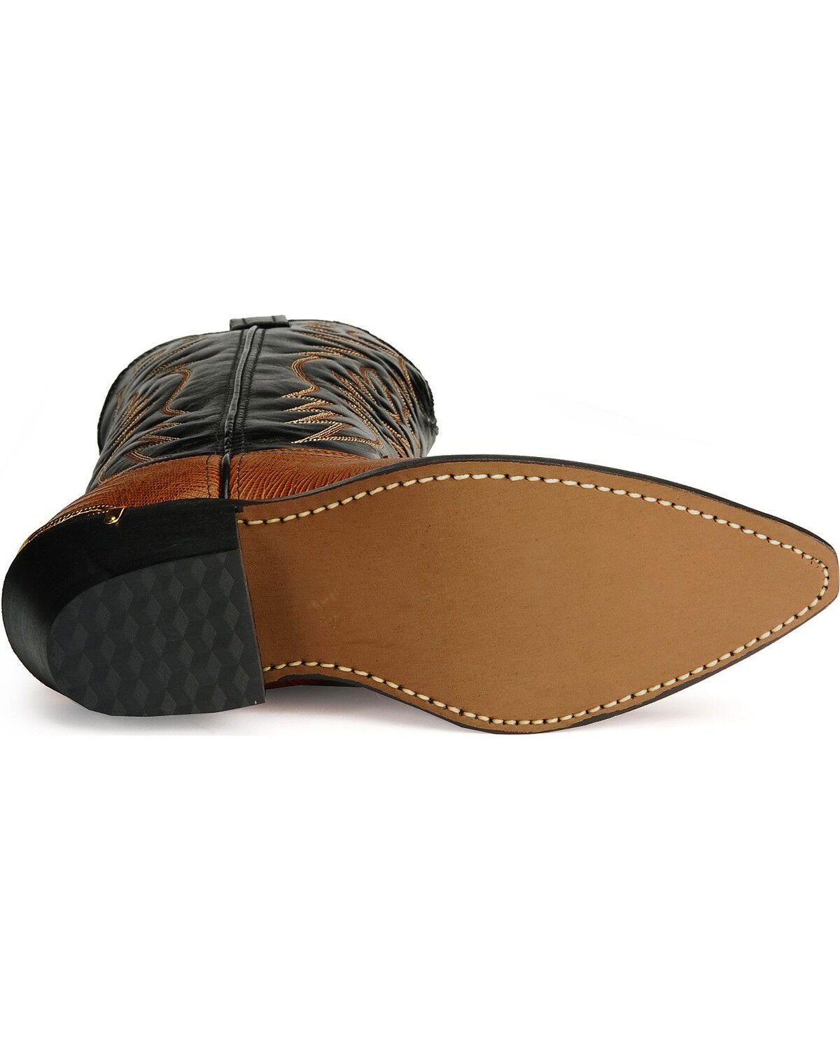Image #5 - Laredo Men's Lizard Print Western Boots - Snip Toe, , hi-res