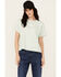 Image #1 - Dickies Women's Logo Short Sleeve Graphic Tee, Light Blue, hi-res