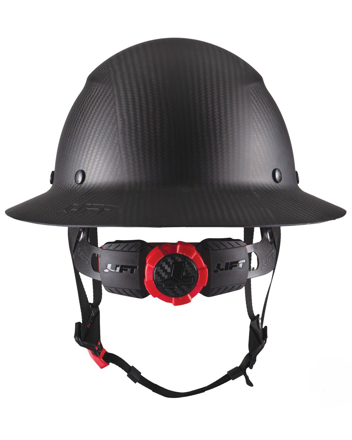 Image #2 - Lift Safety DAX Carbon Full Brim Matte Hard Hat, Charcoal, hi-res