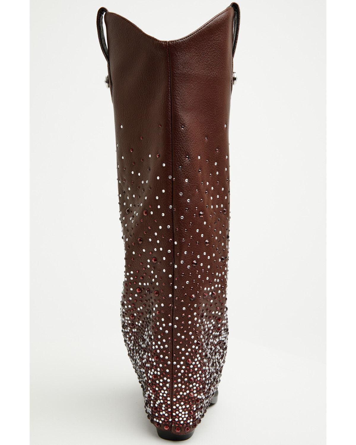 Image #5 - Azalea Wang Women's Beth Rhinestone Tall Fashion Boots - Snip Toe, Brown, hi-res