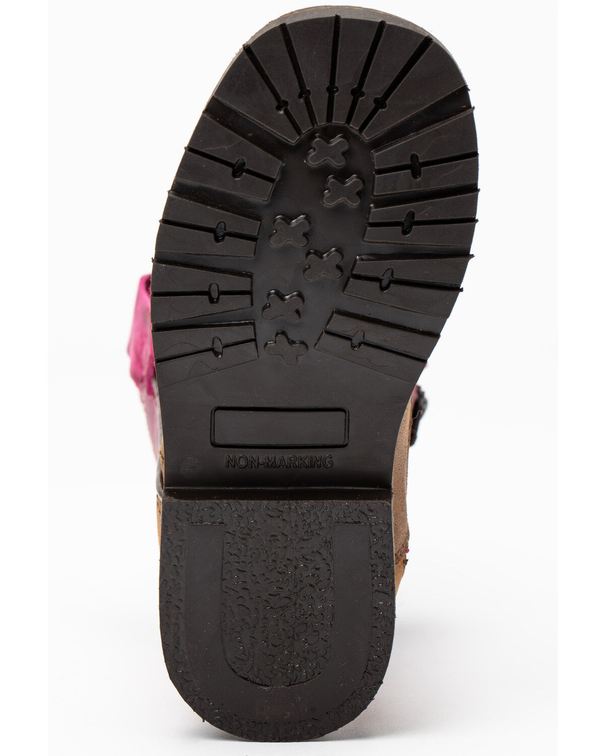 Image #7 - Shyanne Toddler Girls' Lil Lainie Western Boots - Round Toe, Brown/pink, hi-res