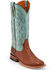 Image #1 - Tony Lama Women's Naomi Sky Blue Western Boots - Square Toe, , hi-res