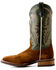 Horse Power Men's Emerald Western Boots - Broad Square Toe, Brown, hi-res