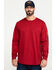 Hawx Men's FR Logo Long Sleeve Work T-Shirt , Red, hi-res