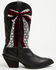 Image #1 - Shyanne Women's Velvet Lace Boot Bow, Burgundy, hi-res