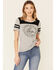 Image #1 - Idyllwind Women's Life Is Tough Short Sleeve Graphic Trustie Tee, Grey, hi-res