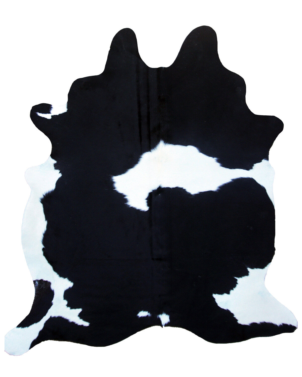 Image #1 - Carroll Co. Black & White Genuine Cowhide Rug, Black/white, hi-res